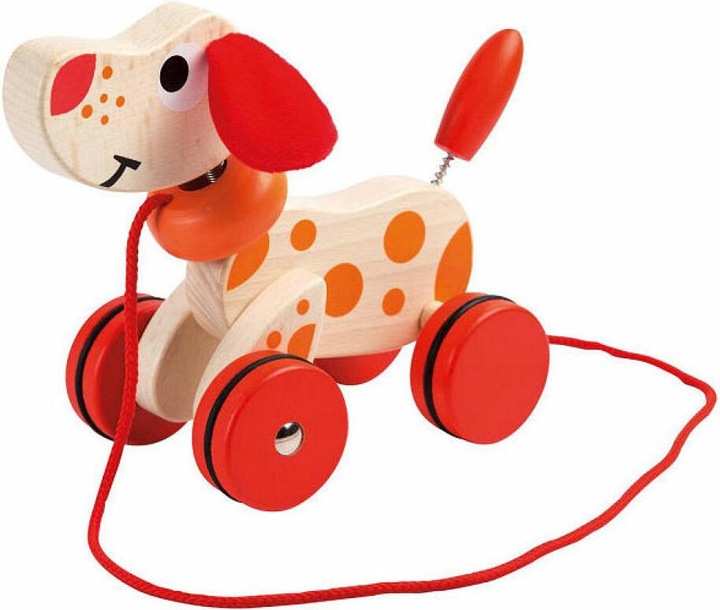 Actual product image Jouéco Wooden sprinkler puppies