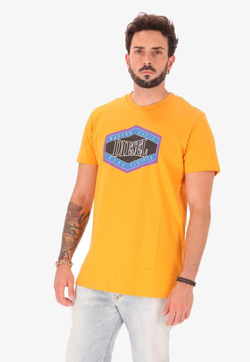 Produktbild Diesel Herren T-Shirt Crimson 100% Baumwolle – Casual Fit (XL)