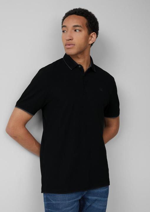 Produktbild S.Oliver Polo-Shirt Sportives Piqué-Poloshirt mit Kontrast-Details (M)