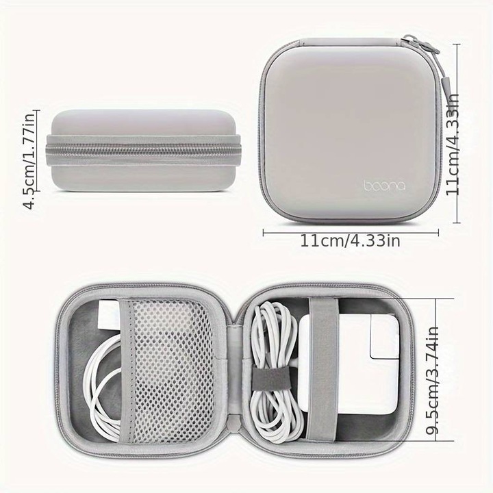 Produktbild PhoneLook Universelle Mini-Tasche für MacBook-Ladegerät + Ladekabel &
