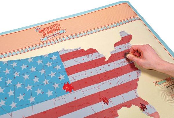 Image du produit Luckies Scratch Map USA