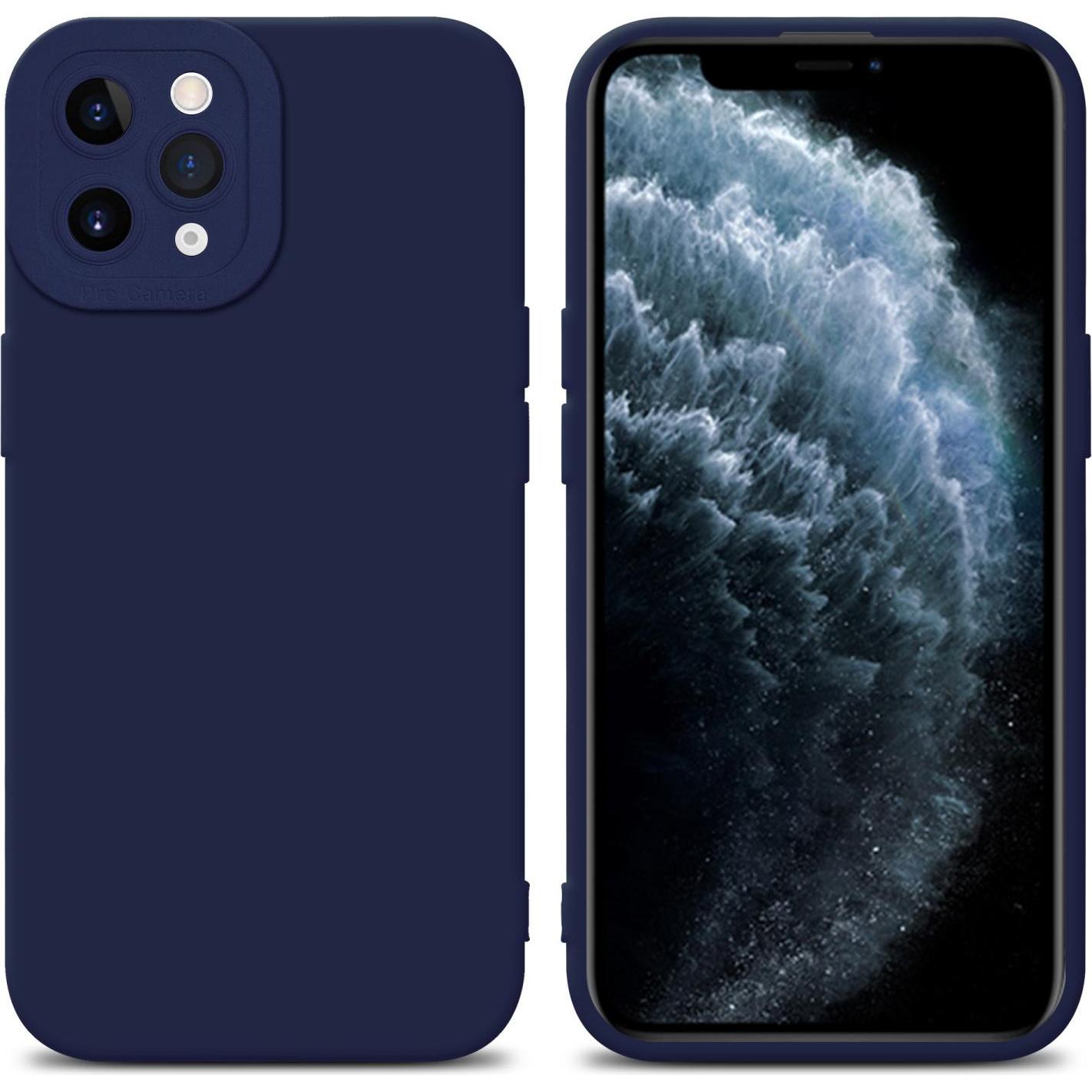 Cadorabo Hülle für Apple iPhone 11 PRO MAX im TPU Fluid LM162 Style (Apple iPhone 11 Pro Max), Smartphone Hülle, Blau