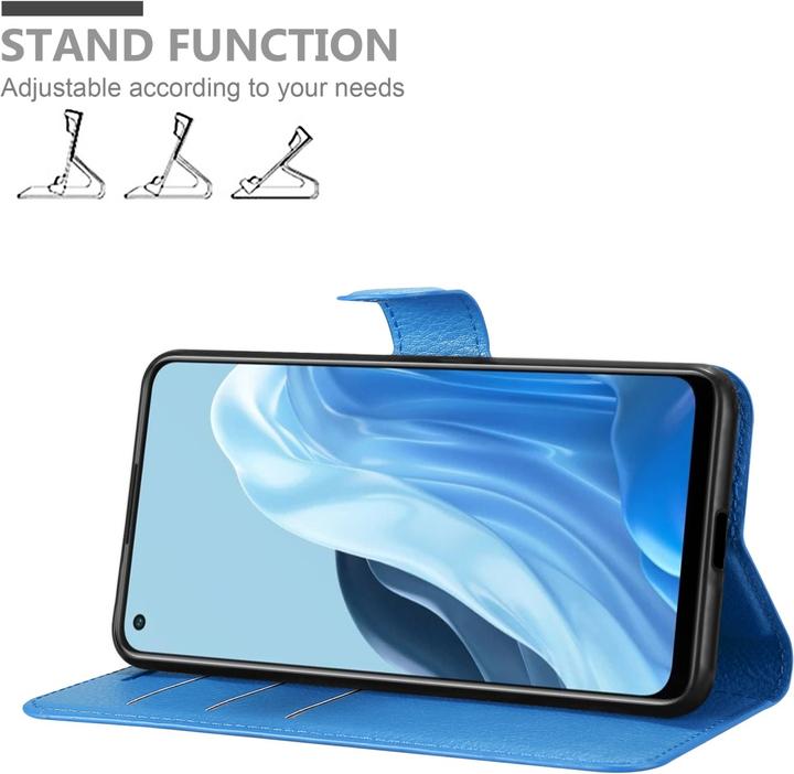 Produktbild Cadorabo Book Stand Hülle für Oppo FIND X5 LITE / Reno7 5G (Oppo Find X5 Lite, OPPO Reno7 Z 5G)