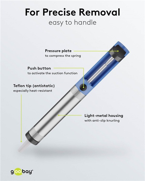 Actual product image Goobay Desoldering pump (Desoldering set)