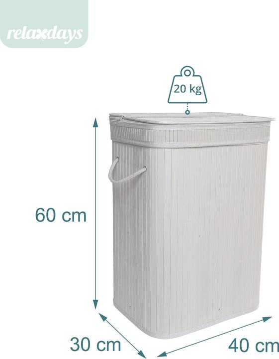 Actual product image Relaxdays Laundry bin (72 l)