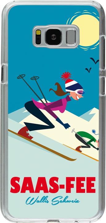 Image du produit PhoneLook Coque transparent Saas-Fee Ski Downhill (Samsung Galaxy S8+)