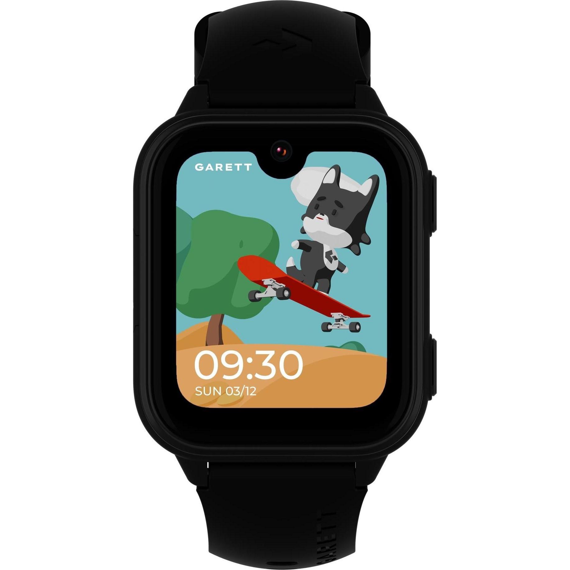 Garett Nero Bambini Vibe 4G Bērnu Viedpulkstenis (48.50 Mm, 4G), Smartwatch
