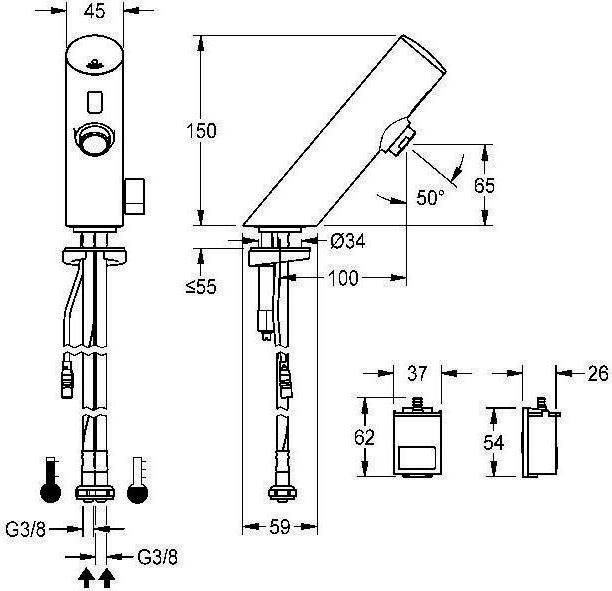 Produktbild Franke AquaRotter Elektronik-Standbatt. F3E-MIX DN 15 6 V Lithium B für Waschanlagen