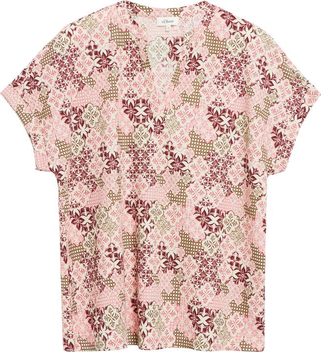 Produktbild s.Oliver Strukturiertes T-Shirt (48)