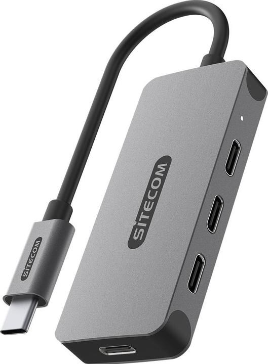 Productafbeelding Sitecom CN-5011 USB-C naar 4x USB-C hub (USB-C, 4 ports)