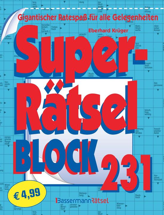 Produktbild Superrätselblock 231 (Deutsch)