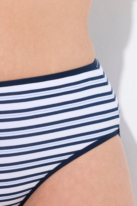 Immagine prodotto Ulla Popken Slip midi con righe/tinta unita in confezione da cinque (60)