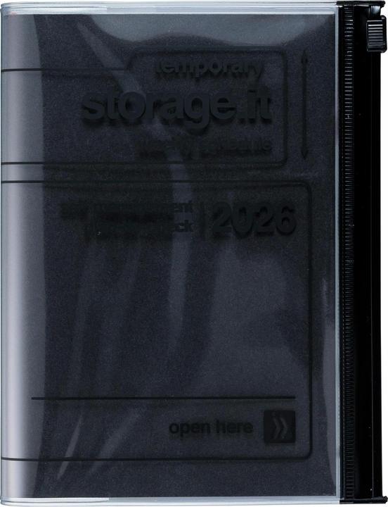 Produktbild Mark'S 2025/26 Taschenkalender, A6 Storage.it // Black (A6, Englisch)