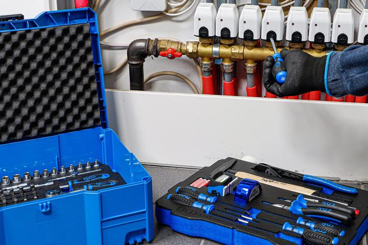 Actual product image BGS Socket, Hammer, Pliers, Screwdriver Set | 6.3 mm (1/4") / 12.5 mm (1/2") | systainer® | 77 pcs.