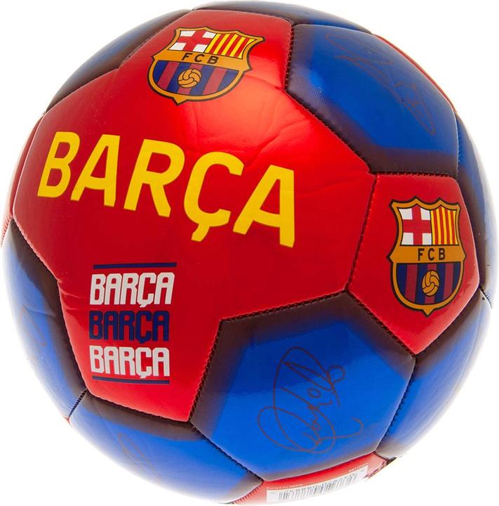 Produktbild FC Barcelona Fussball mit Unterschriften (5)