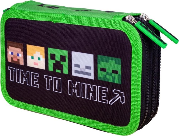 Produktbild Minecraft Dreifach-Federmäppchen ohne Zubehör