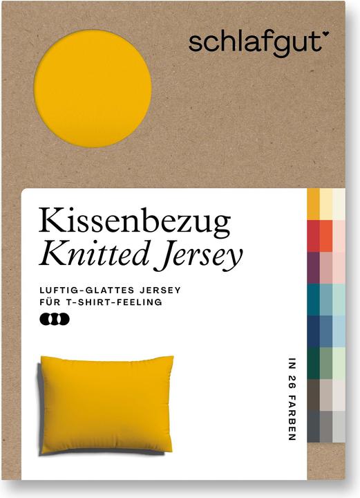 Produktbild schlafgut Knitted Jersey (Kopfkissenbezug, 70 x 90 cm)