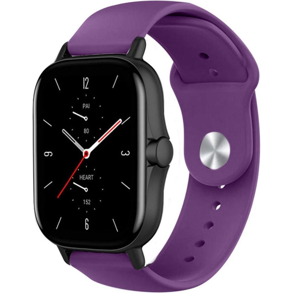 Strap-it Sportarmband (20 mm, Silikon), Uhrenarmband, Violett