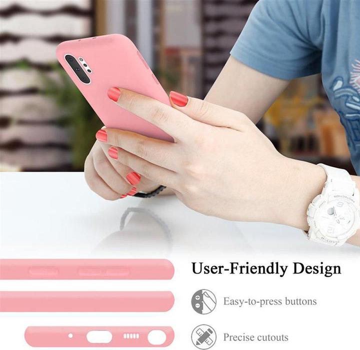 Productafbeelding Cadorabo TPU Liquid Silicone Case Cover (Samsung Galaxy Note 10 Plus, Samsung Galaxy Note 10 Pro)