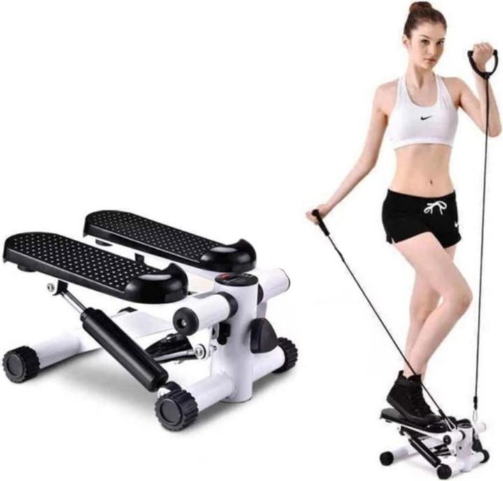 Produktbild Stride Mini Stepper Fitnessgerät mit Widerstandsband Home Workout 2in1