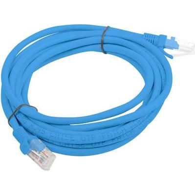 Thumbnail - Lanberg PCU5-10CC-0300-B Netzwerkkabel 3 m Cat5e U/UTP (UTP) Blau (U/UTP, CAT5e, 3 m), Netzwerkkabel