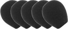 Productafbeelding NoName Lot de 5 Bonnettes Microfoon Dacomex voor Casque (Noir) (Schuim)