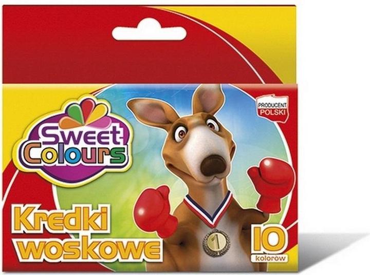Produktbild Sweet Colours Wachsmalstifte 10 Farben (Mehrfarbig)