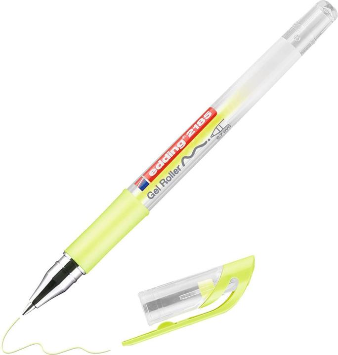 Actual product image Edding 2185 Gel Roller 0.7mm (Pastel yellow, 1 x)