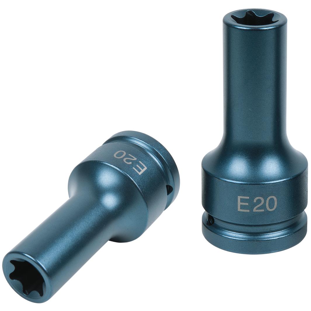 KS Tools, Steckschlüssel + Stecknuss, 3/4" Torx-E-Kraft-Stecknuss, lang, E20 (3/4")