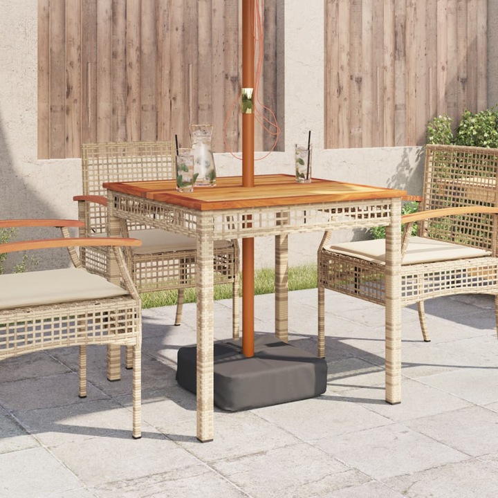 Actual product image VidaXL Garden table (80 cm)