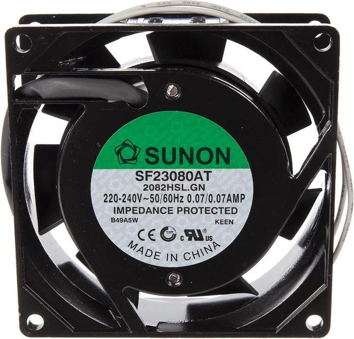 Immagine prodotto Sunon VENTILATORE 230VAC VENTILATORI 80 x 80 x 25 mm (80 mm, 1x)
