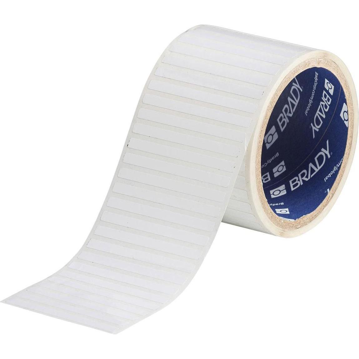 Brady, Etiketten, THT-142-423-2.5, Polyester, Weiss, 63.50 x 5.08 mm, permanent (2500 E. )