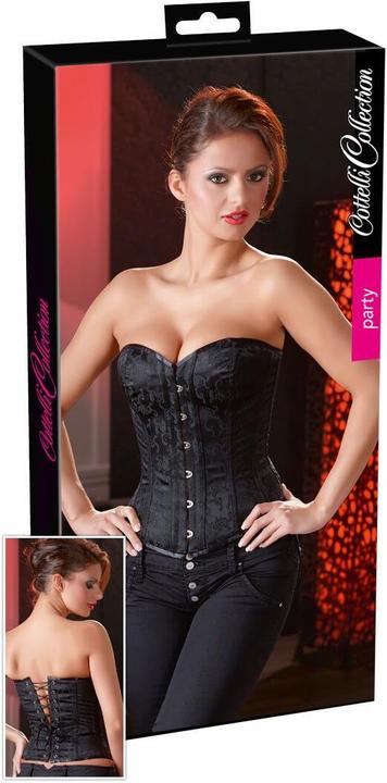 Image du produit Cottelli Collection Corsage à jarretelles noir (M)