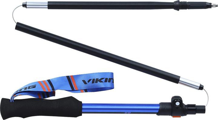 Actual product image Viking Trekking sticks Kettera Pro Black-Blue-Orange, 115-135cm (115 - 135 cm)