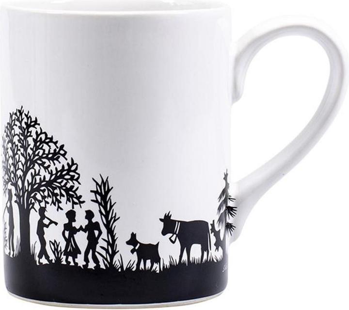 Kadastar Universaltasse Bergchilbi 400 ml, 1 Stück, Schwarz/Weiss (400 ml, 1x)