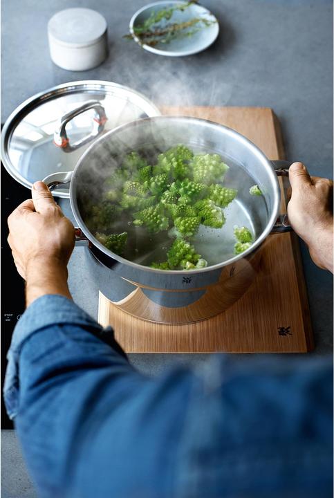 Actual product image WMF Fleischtopf PREMIUM ONE silberfarben (16 cm, Pot, Stainless steel)