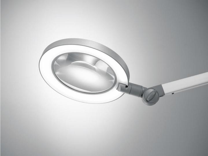 Produktbild Waldmann LED-Lupenleuchte MLD, 3,5 Dioptrien-Linse, stufenlos dimmbar, 12 W, 792 lm, 5000 K, Alum... (792 lm)