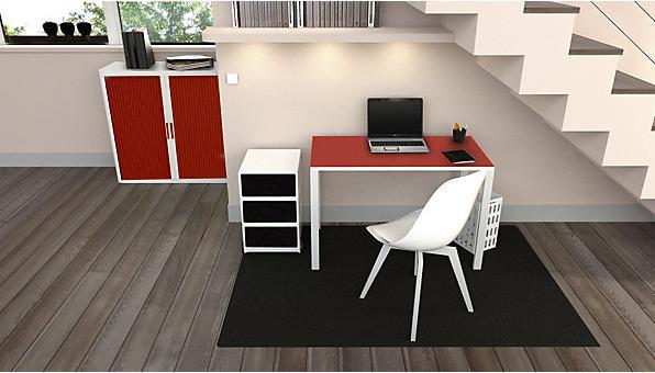 Produktbild Paperflow Schreibtisch weiss rechteckig (114 x 60 x 75 cm)