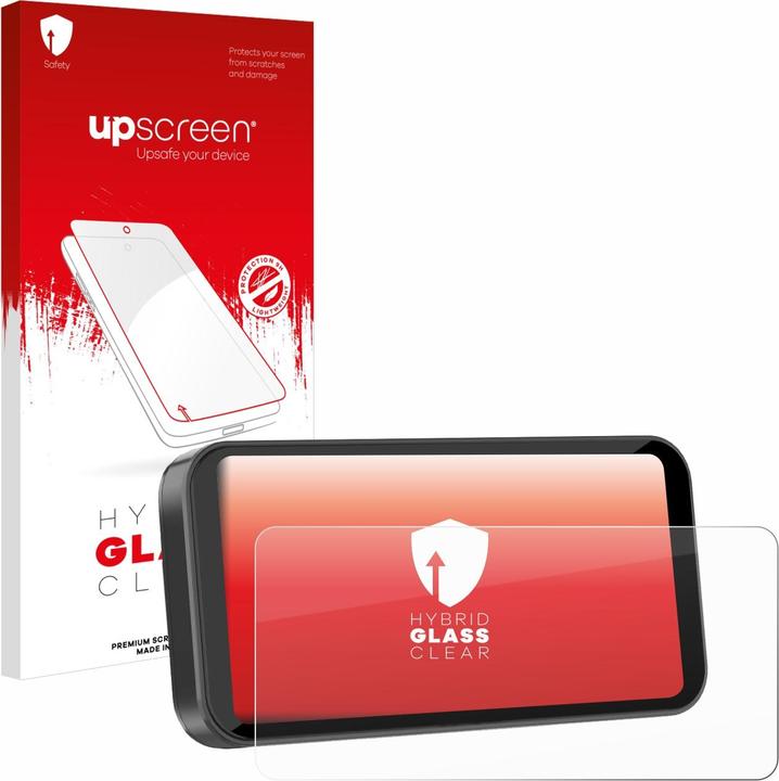 Actual product image upscreen Protective glass screen protector clear