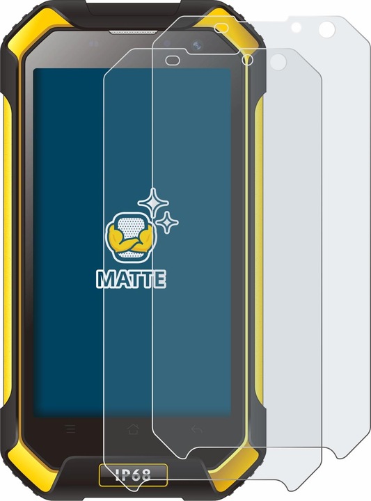 Actual product image BROTECT Anti-glare screen protector matt (2 Piece, Blackview BV6000)