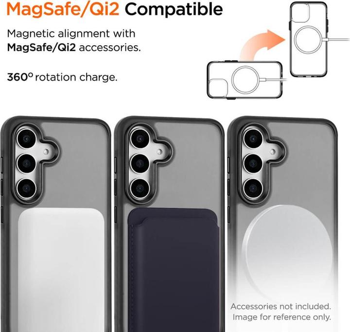 Image du produit Eiger 3m Ultra-Protection Magsafe-Case GRS Blizzard Magsafe Case GRS Black (Samsung Galaxy S25)