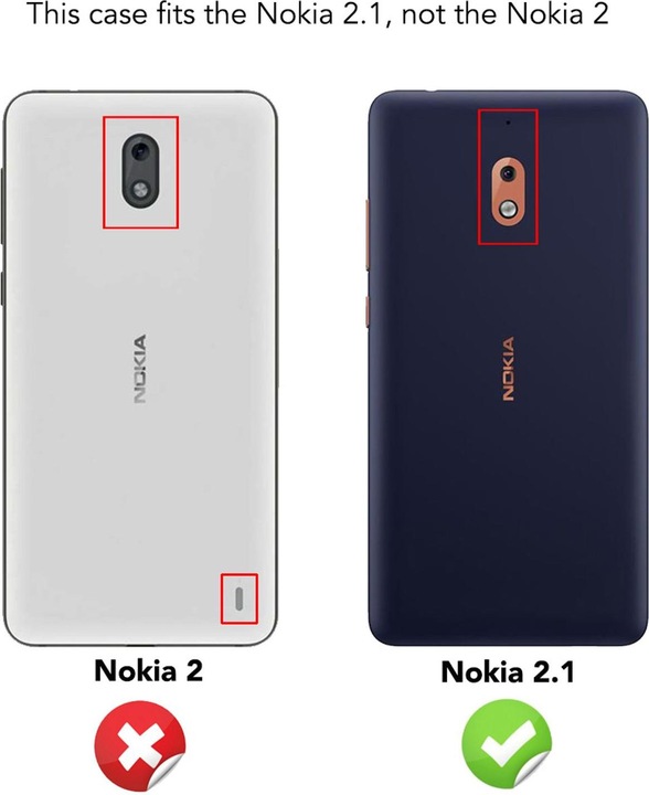 Actual product image Nalia Slim Case (Nokia 2.1)
