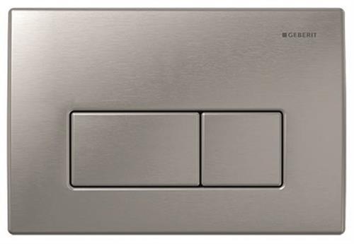 Immagine prodotto Geberit Piastra di risciacquo Kappa50 per doppio scarico, acciaio inox spazzolato