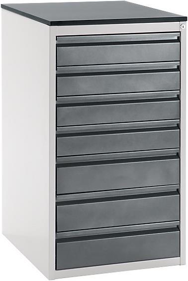 Armoire à Outils GWS Güde - Métal Verrouillable - 85x40x185 Cm - 4 Étages Réglables