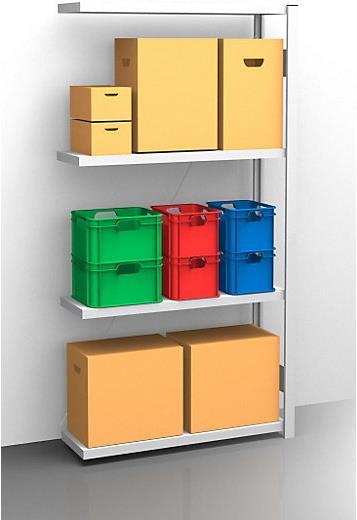 Actual product image eurokraft pro Shelf boltless shelving, galvanised