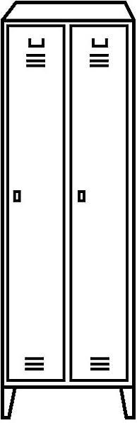 Produktbild Wolf Stahlschrank (70 cm, 185 cm)
