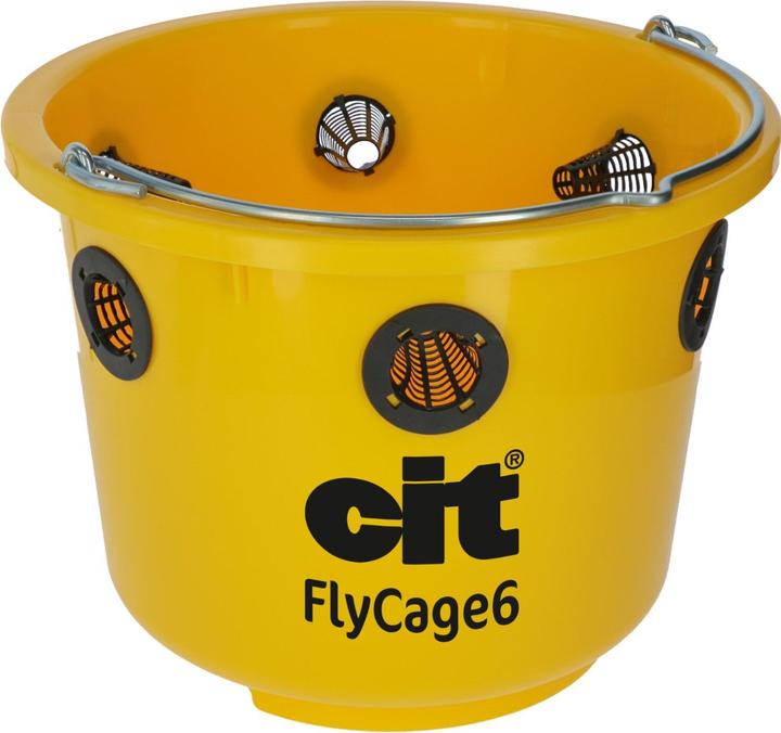 Actual product image Kerbl CIT fly trap FlyCage6, lid, 6 inserts, attractant