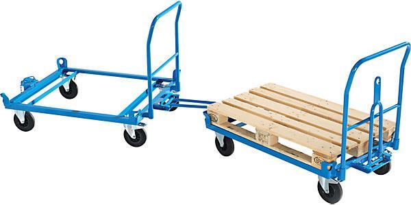 Actual product image eurokraft pro Chassis with drawbar and coupling (500 kg)