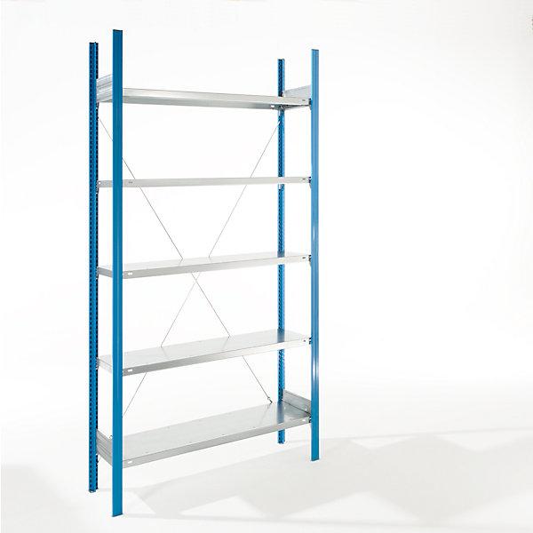 Actual product image eurokraft pro Shelf plug-in rack, blue / galvanized