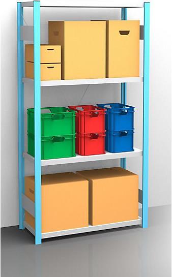 Immagine prodotto eurokraft pro Scaffale senza bulloni, blu / galvanizzato
